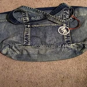 MK Denim tote